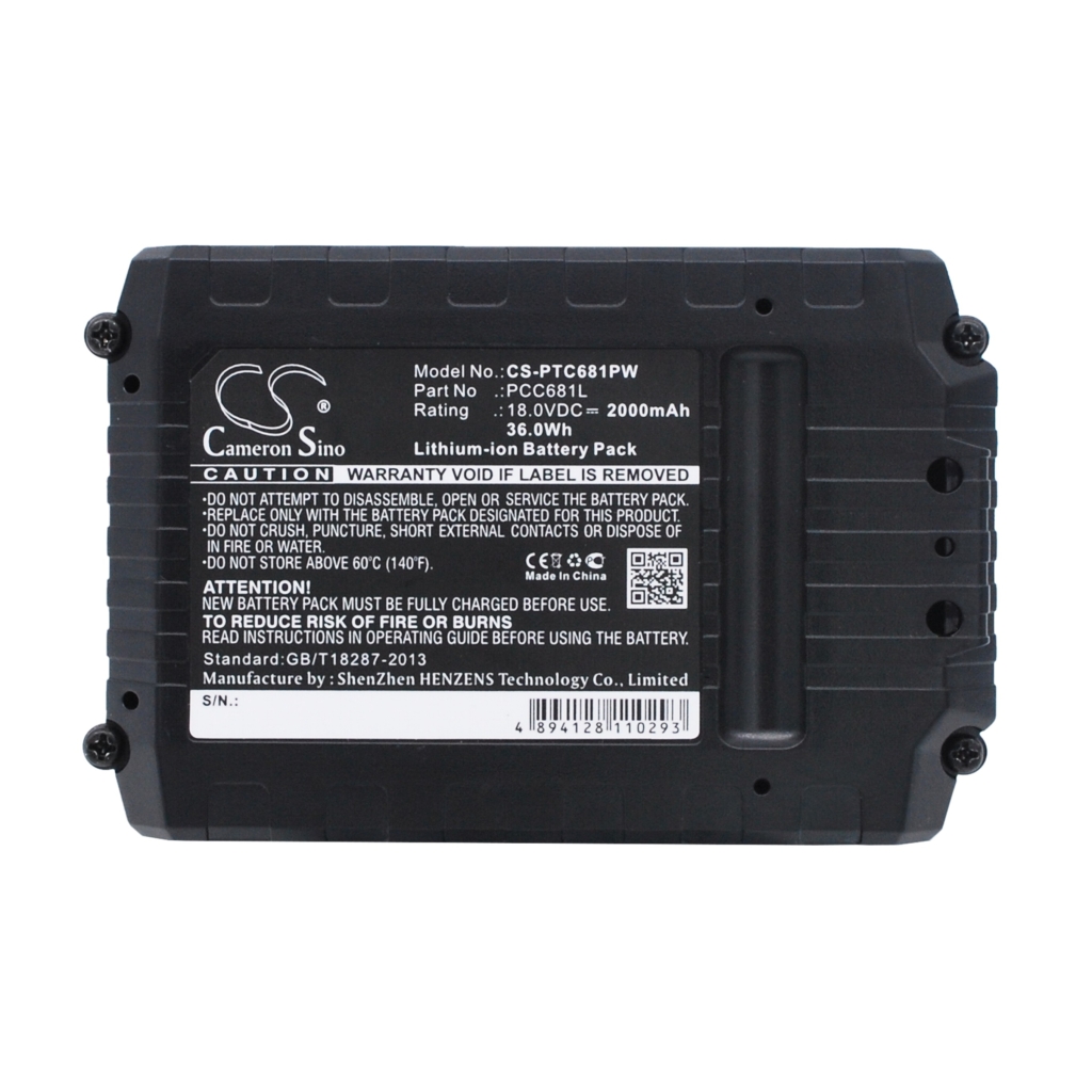 Compatible battery replacement for Stanley  LBXR20, PCC680L, LBX20, PCC685LP, LBXR20B...