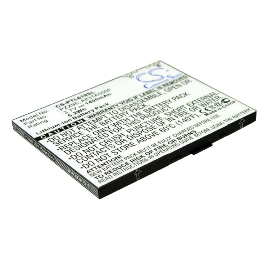 Compatible battery replacement for Pharos  PZX95, A83TA000F