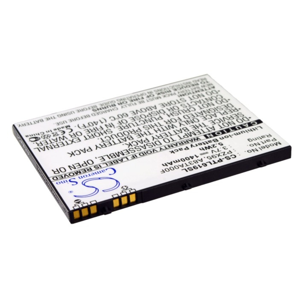 Compatible battery replacement for Pharos  PZX95, A83TA000F