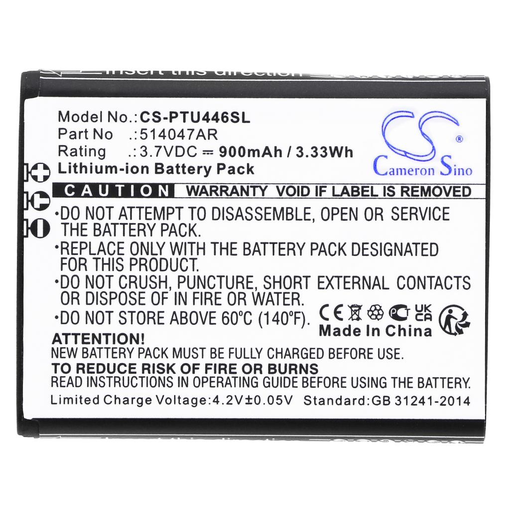 Mobile Phone Battery Panasonic CS-PTU446SL