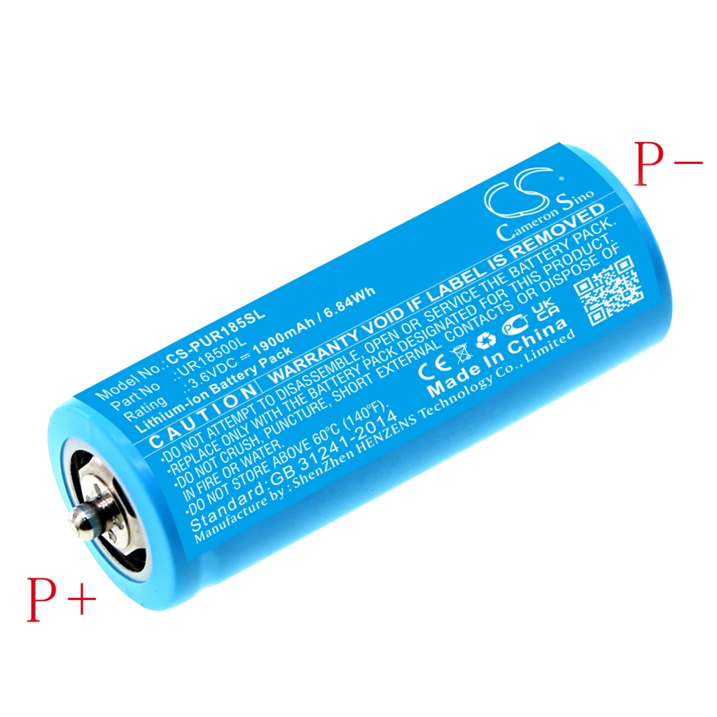 Compatible battery replacement for Braun  703-0925, 3018765, UR18500L, 6703925, 81489177...