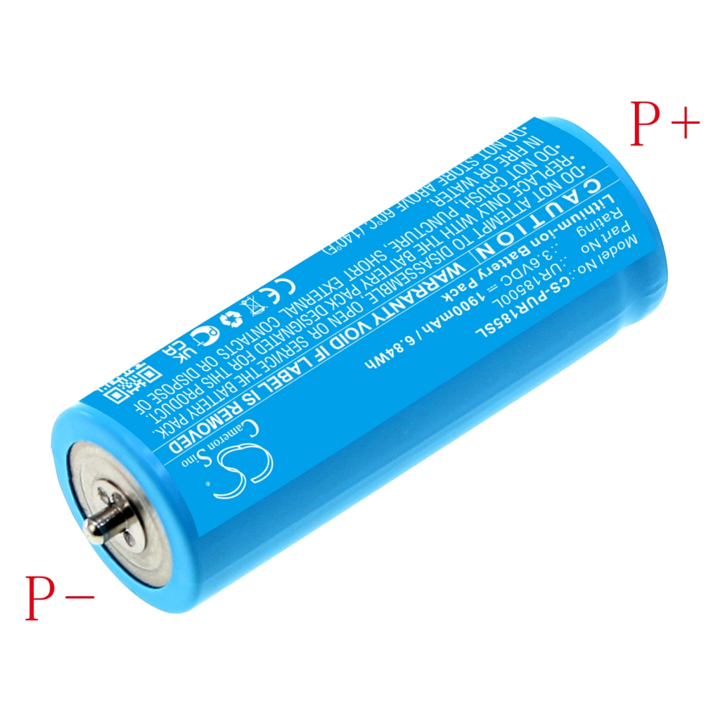 Compatible battery replacement for Braun  67030625, UR18500Y, 703-0925, 3018765, UR18500L...