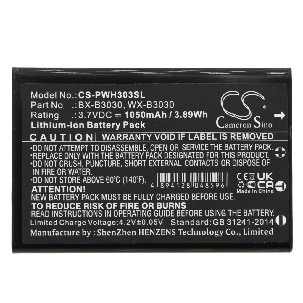 Wireless Headset Battery Panasonic WX-H3030