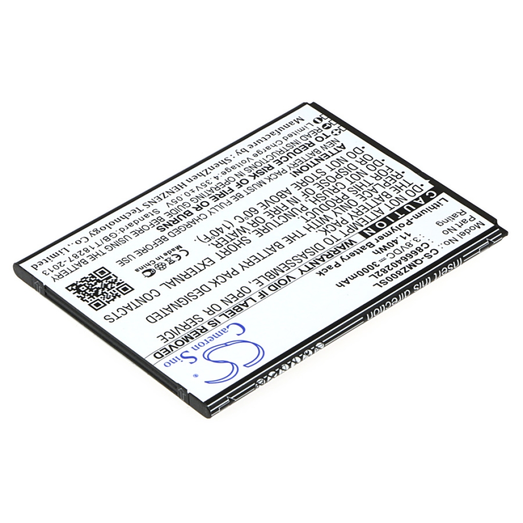 Compatible battery replacement for BLU  C866640282L, C866639282L