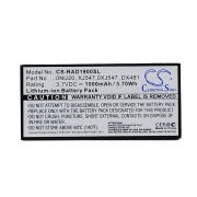 CS-RAD1900SL<br />Batteries for   replaces battery U8735