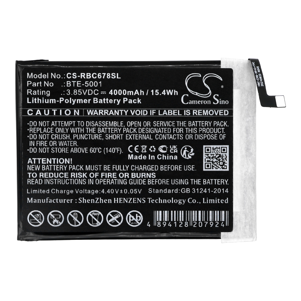 Mobile Phone Battery Orbic CS-RBC678SL