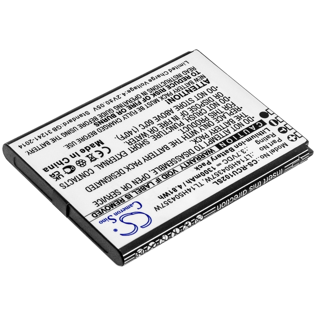 Compatible battery replacement for Cricket  LT14H504357W, TL14H504357W