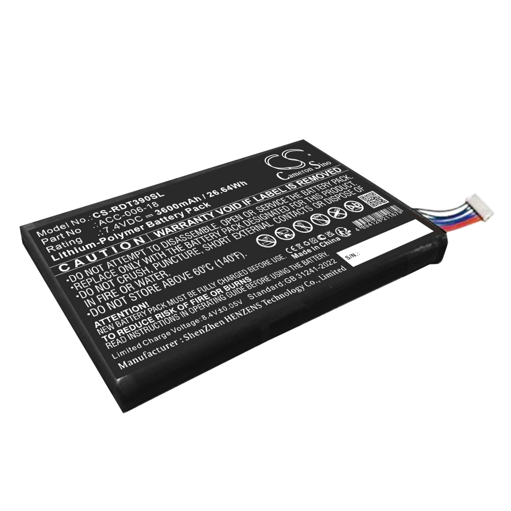 Tablet Battery Dt research CS-RDT390SL