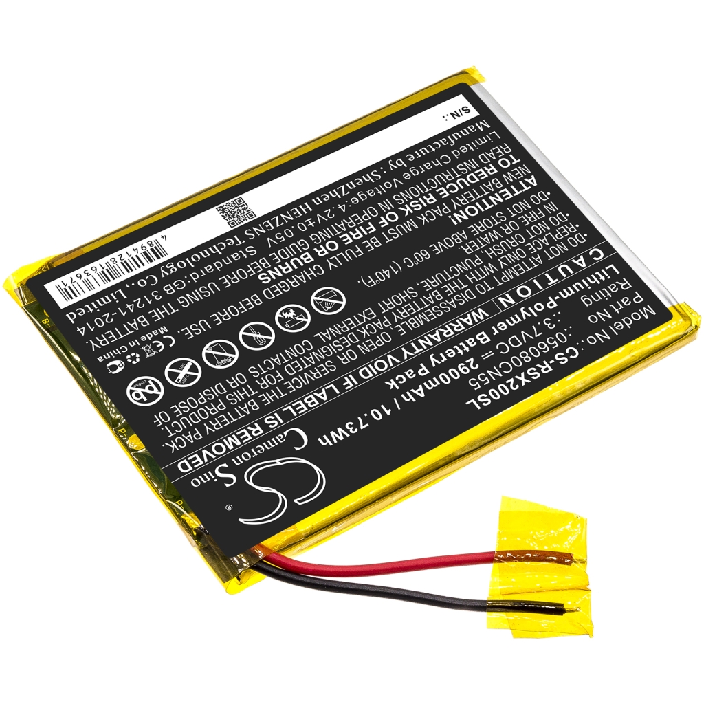 Tablet Battery Oregon scientific CS-RSX200SL