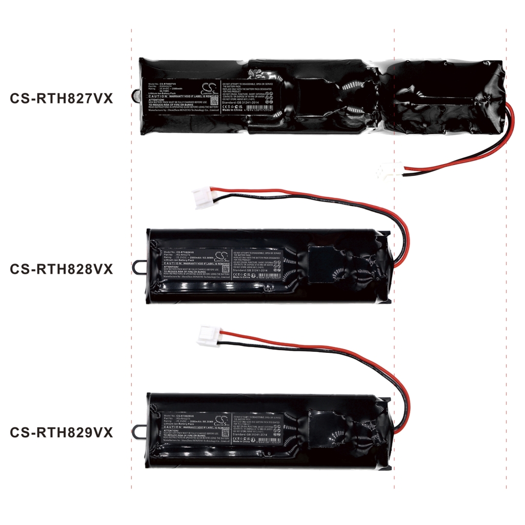 Compatible battery replacement for Tefal  RS-RH5274