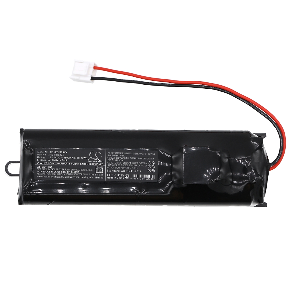 Compatible battery replacement for Rowenta  RS-RH5274, RS-2230001828, RS-2230001688