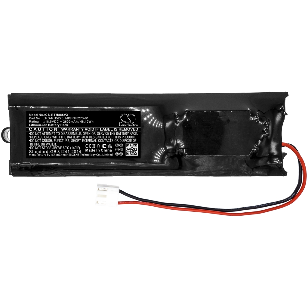 Compatible battery replacement for Rowenta  MISRH5273-01, RS-RH5273