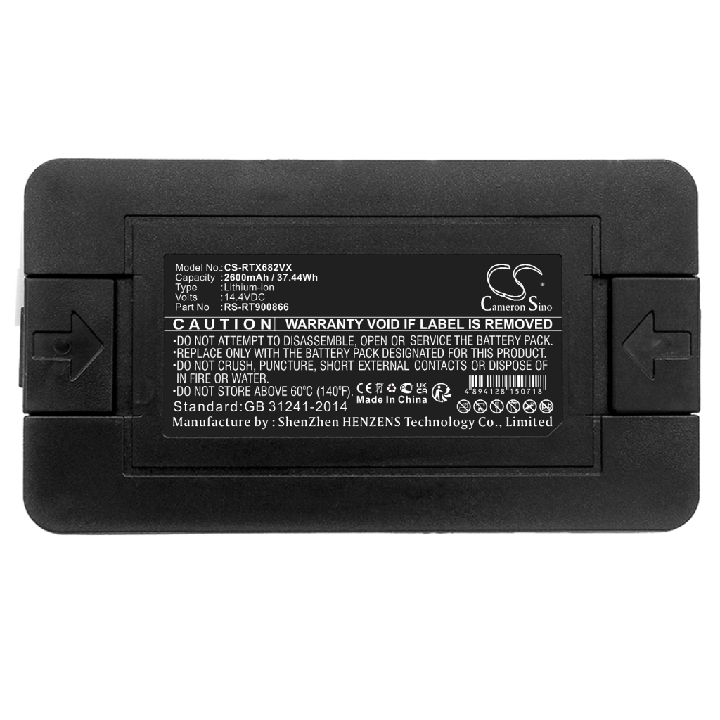 Compatible battery replacement for Rowenta  RS-RT900866, CMICR1850F5-4S1P, 31 21 140