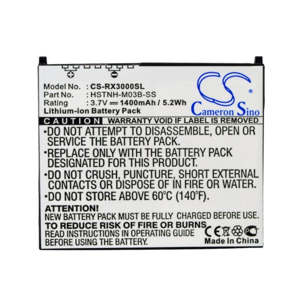 Tablet Battery HP CS-RX3000SL