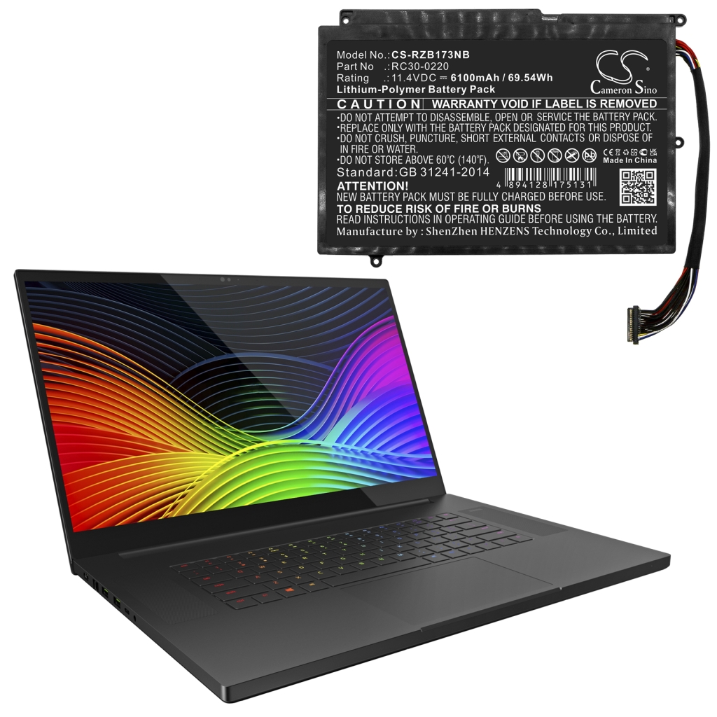 Notebook battery Razer CS-RZB173NB