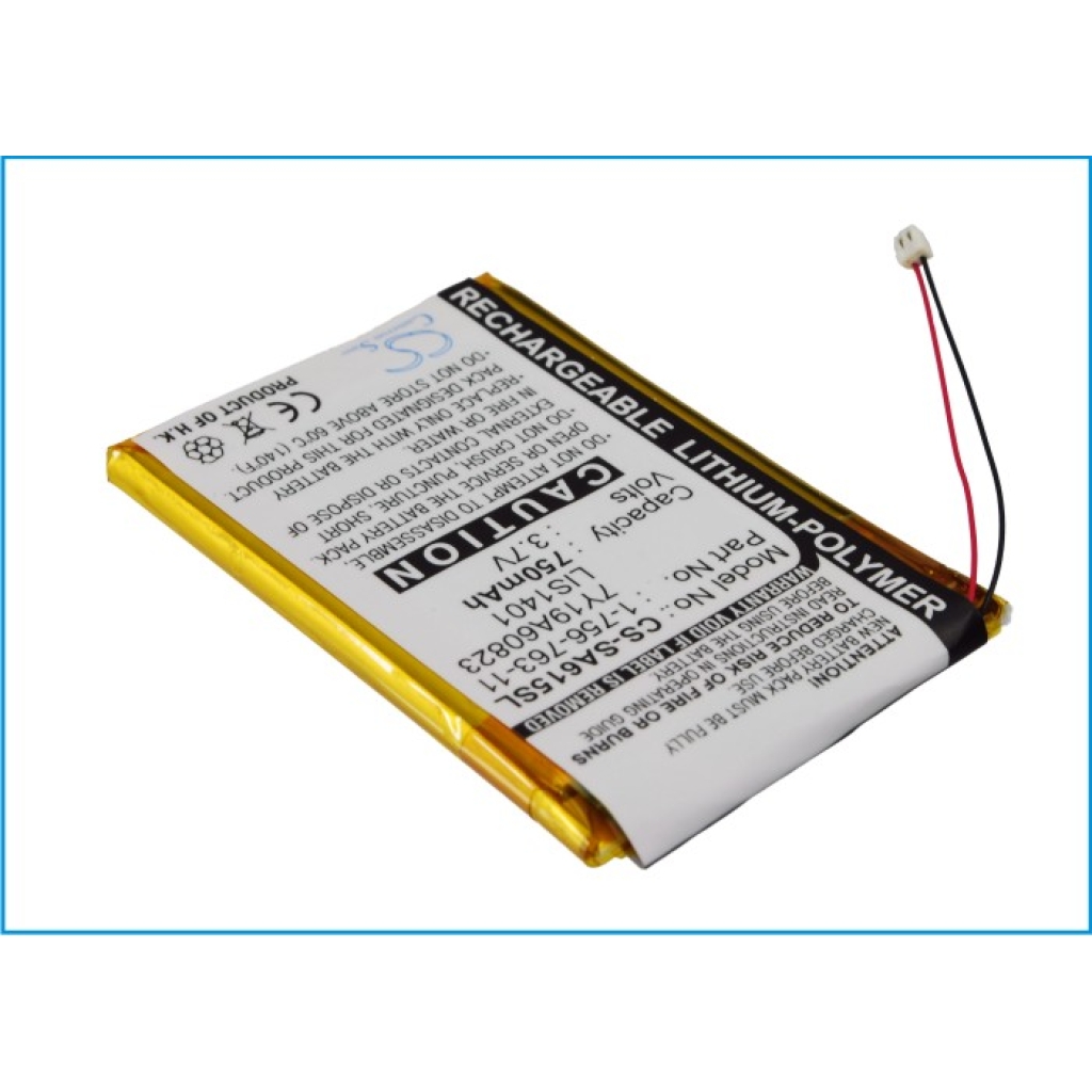 MP3, MP4, PMP Battery Sony CS-SA615SL