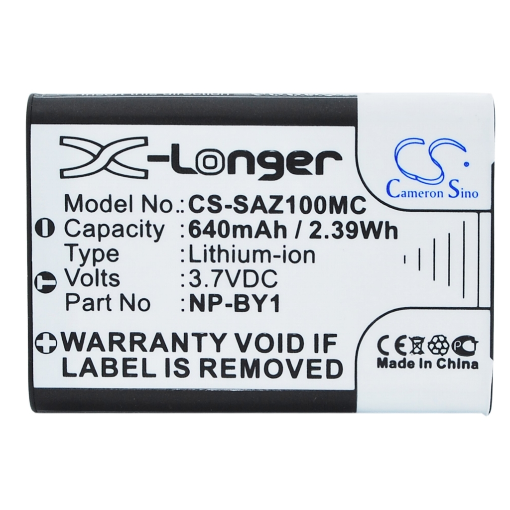 Compatible battery replacement for Sony  NP-BY1