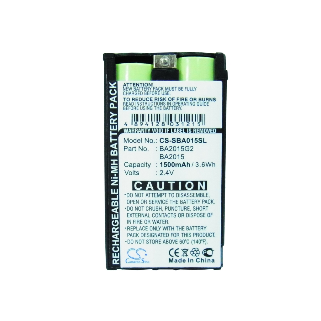 Compatible battery replacement for Sennheiser  BA2015G2, BA2015