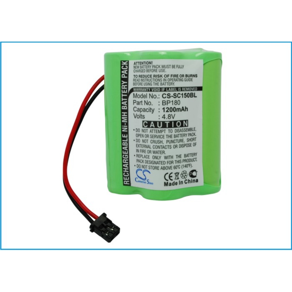 Compatible battery replacement for Uniden  BP180, BP150, BP120, BBTY0356001, BP250