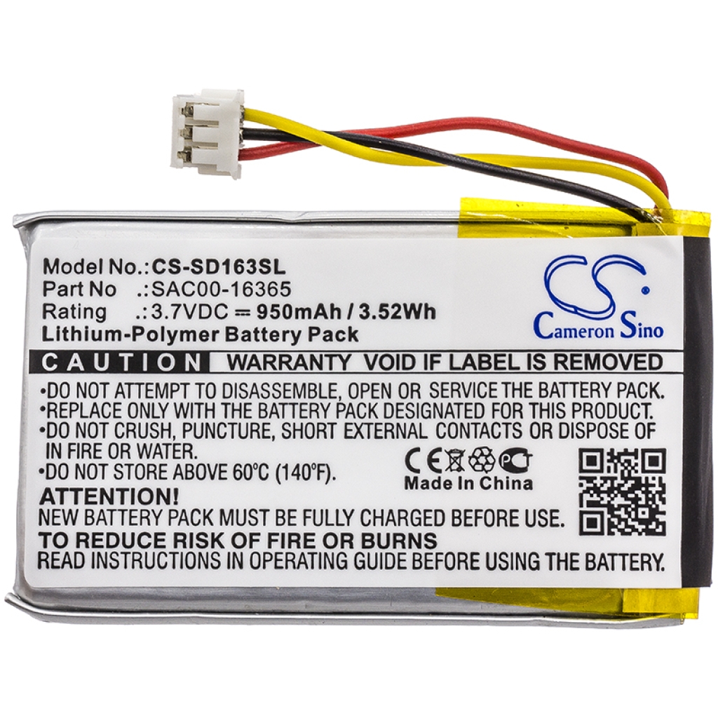 Compatible battery replacement for SportDog  SAC00-16365