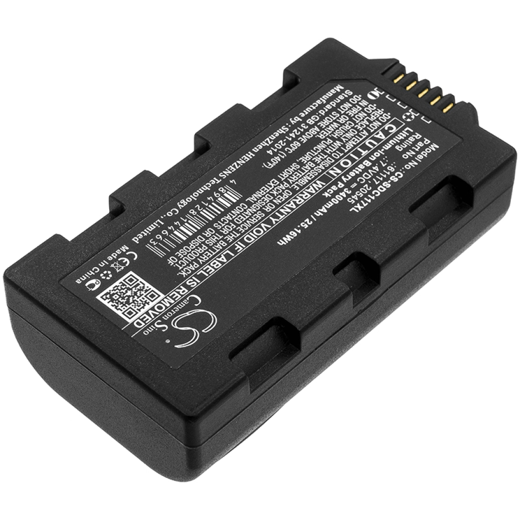 Compatible battery replacement for Sokkia  61117, 20545