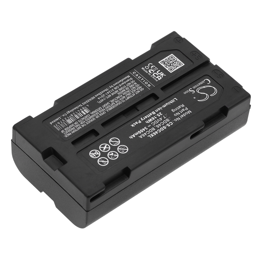 Compatible battery replacement for Sokkia  BDC-46B, BDC46B, BDC-46A, BDC46A, BDC-46...