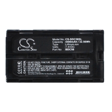 Compatible battery replacement for Sokkia BDC-58,BDC-70,BDC46A,BDC46B,BDC58...