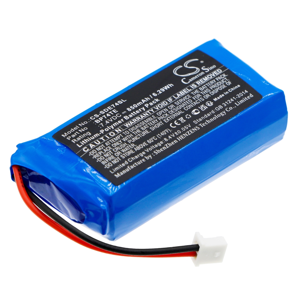 Compatible battery replacement for Dogtra  BP74TE3P, BP74TE