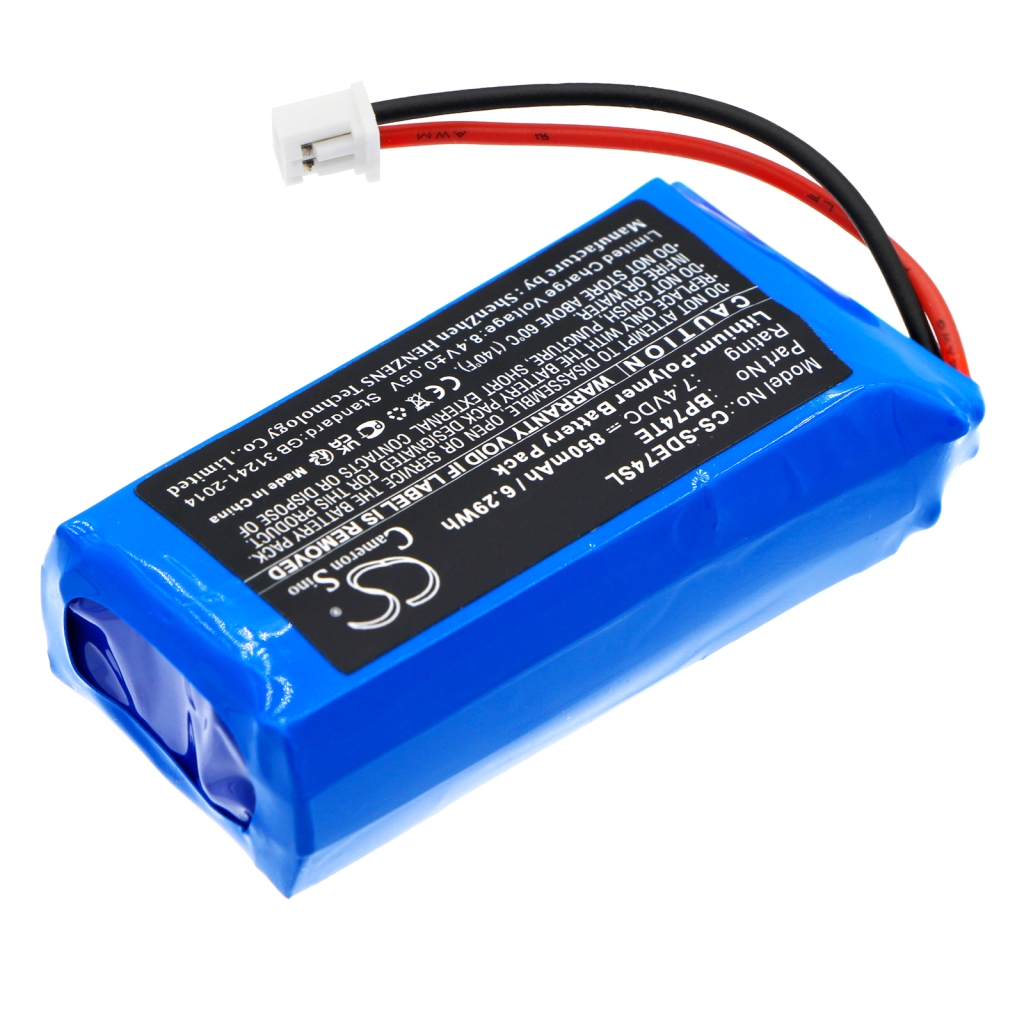 Compatible battery replacement for Dogtra  BP74TE3P, BP74TE