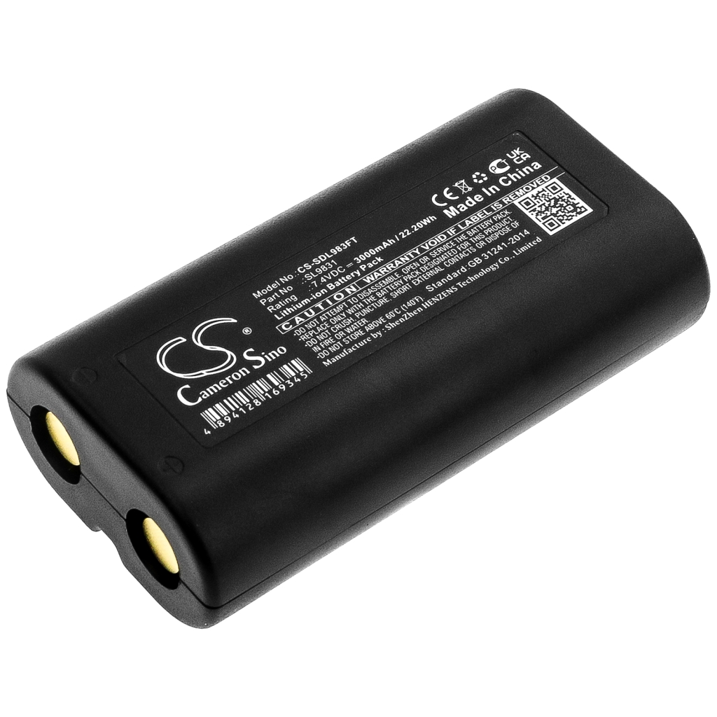 Compatible battery replacement for SEALIFE  SL9831