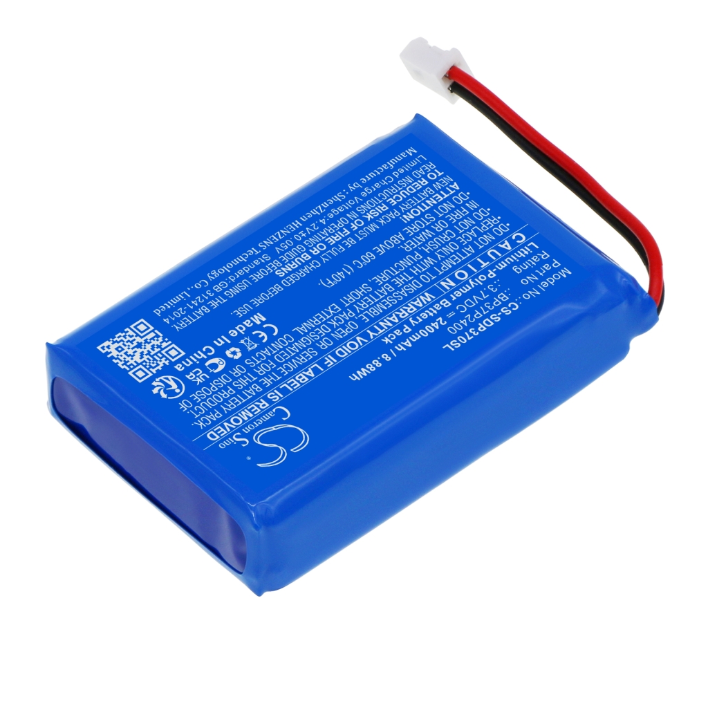 Compatible battery replacement for Dogtra  BP37P2400