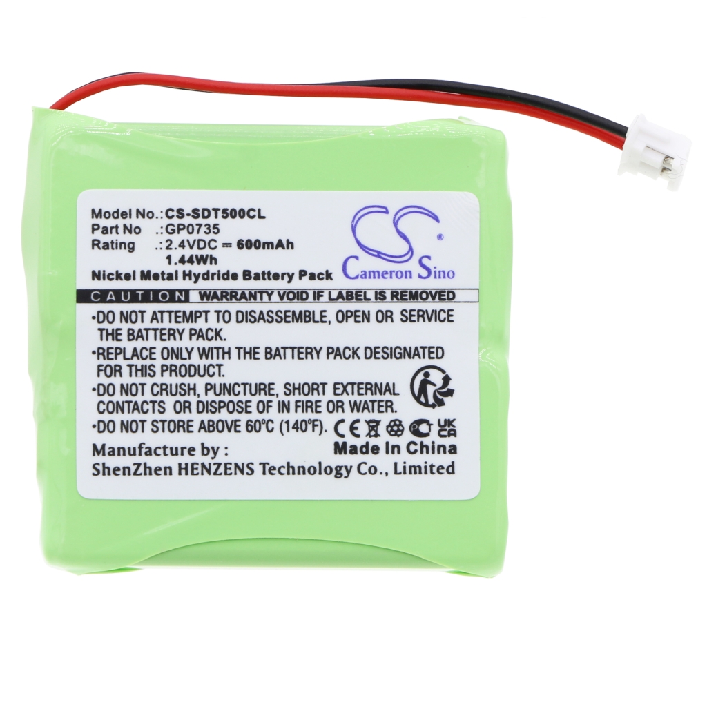 Compatible battery replacement for Audioline  GP0735, GP0845, CP77, GPHP70-R05, GP0827...