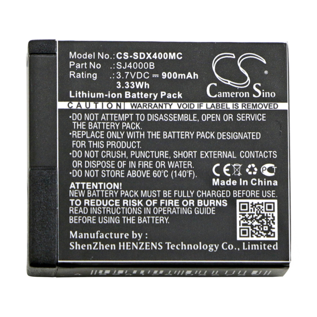 Compatible battery replacement for Forever  S009, PG1050, GP200, BR-01, SJ4000B