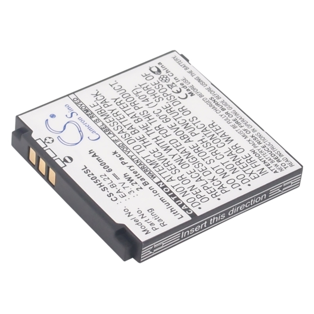 Compatible battery replacement for Sharp  EA-BL22