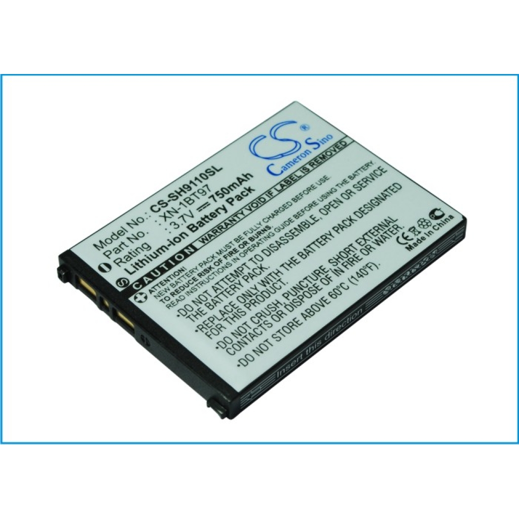 Compatible battery replacement for Sharp  XN-1BT97, C61SHUAA