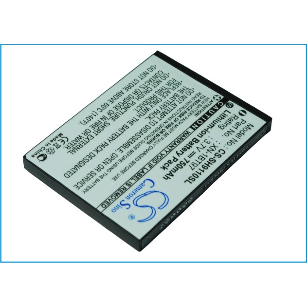 Compatible battery replacement for Sharp  XN-1BT97, C61SHUAA