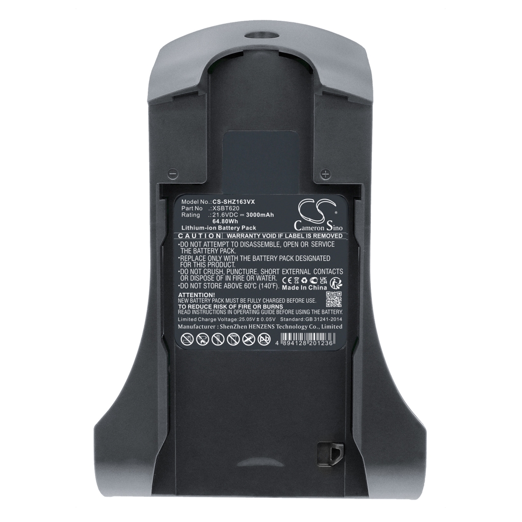 Compatible battery replacement for Shark XSBT620