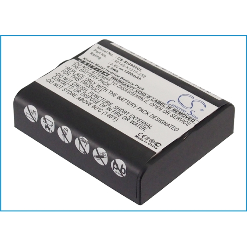 Compatible battery replacement for Siemens  SL30250, E29996, E14152/2.0, T340, 30145-K1310-X52...