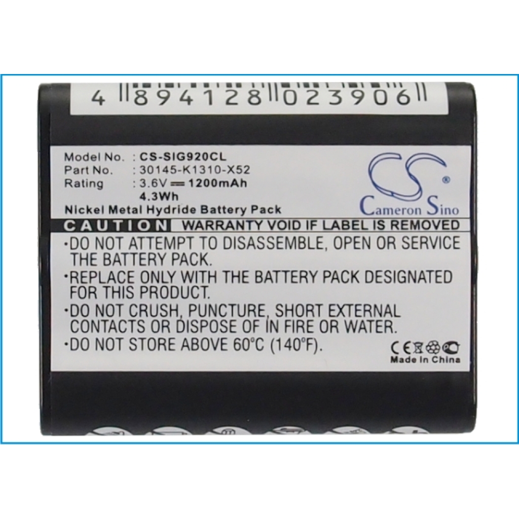 Compatible battery replacement for Siemens  SL30250, E29996, E14152/2.0, T340, 30145-K1310-X52...