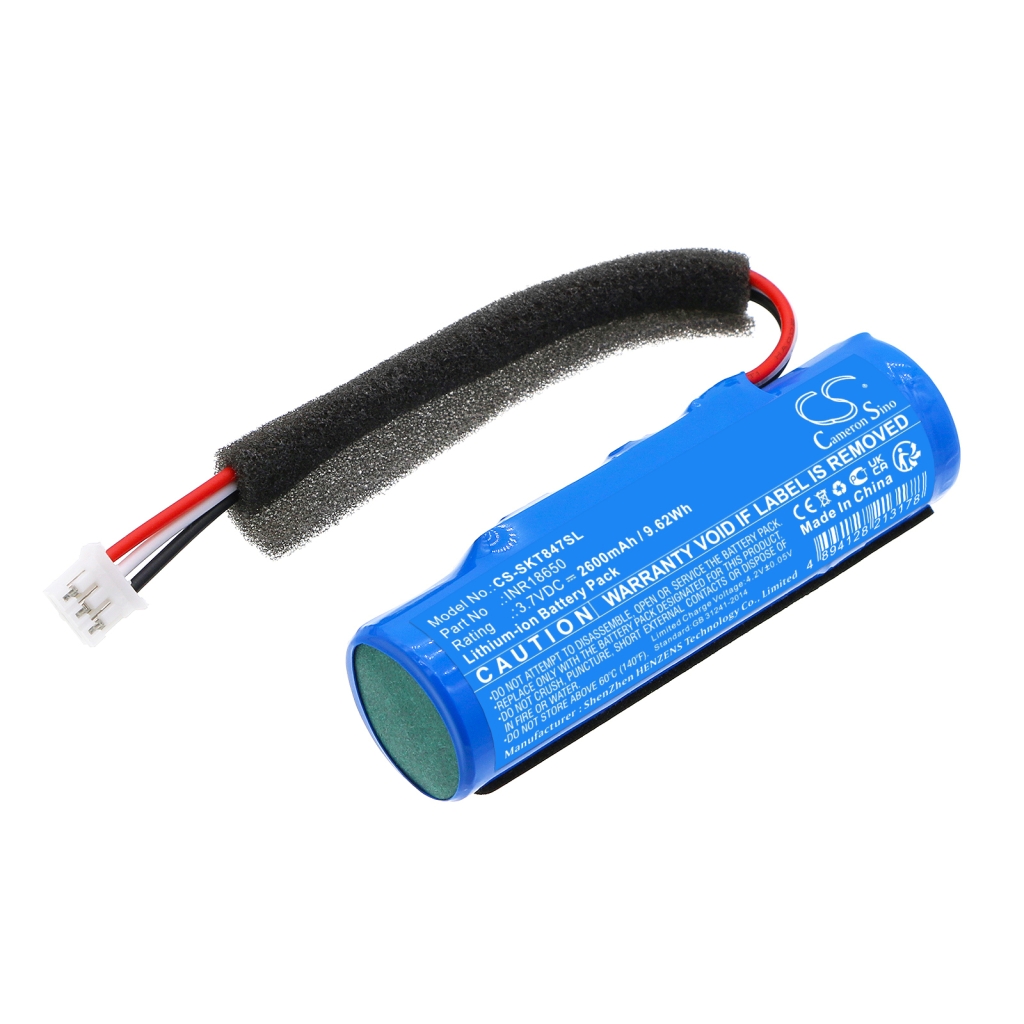 Compatible battery replacement for Skullcandy INR18650