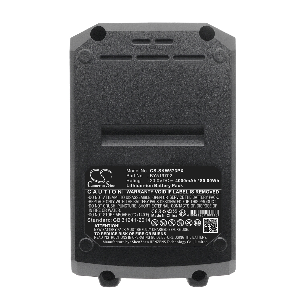 Compatible battery replacement for Skil  BY519702, BR1E3104AA