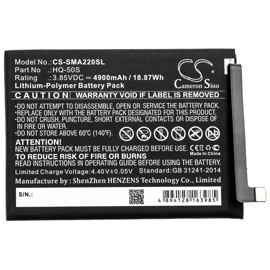 Mobile Phone Battery Samsung CS-SMA220SL