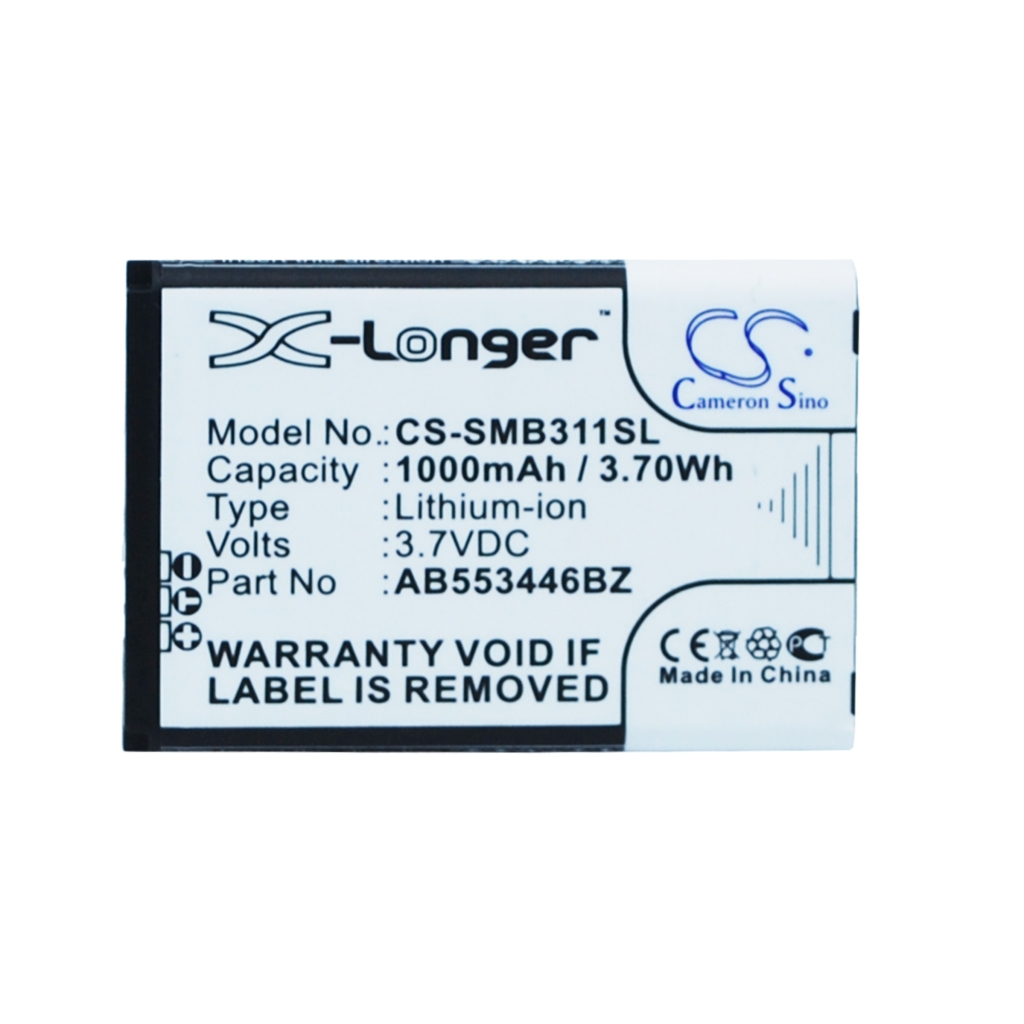 Compatible battery replacement for Samsung  AB553446BZ