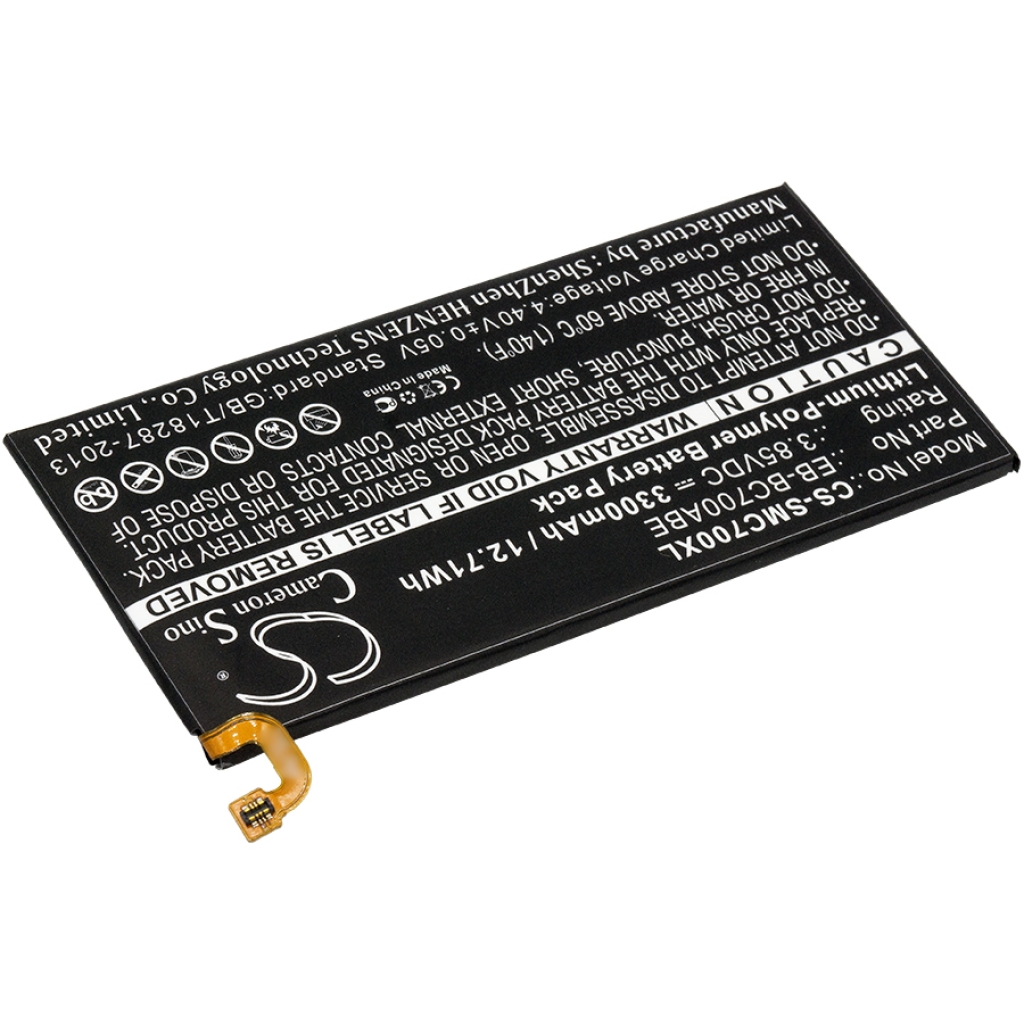 Compatible battery replacement for Samsung  EB-BC700ABE, EB-BC700ABA, EB-BC701ABE