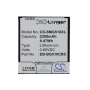 CS-SMG510XL<br />Batteries for   replaces battery EB-BG510CBC