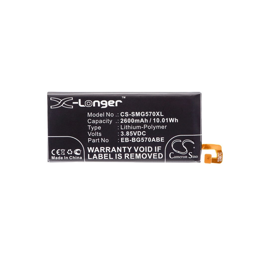 Compatible battery replacement for Samsung  EB-BG57CABG, EB-BG57CABE, EB-BG570ABE