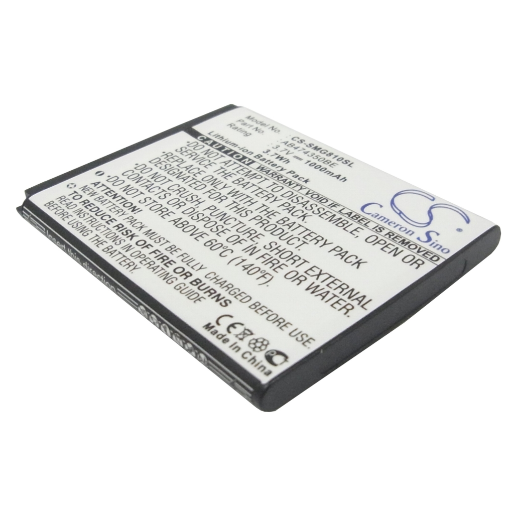 Compatible battery replacement for Samsung  AB474350BU, AB474350BC, AB474350BKCMP3, AB474350BABSTD, AB475350CE...