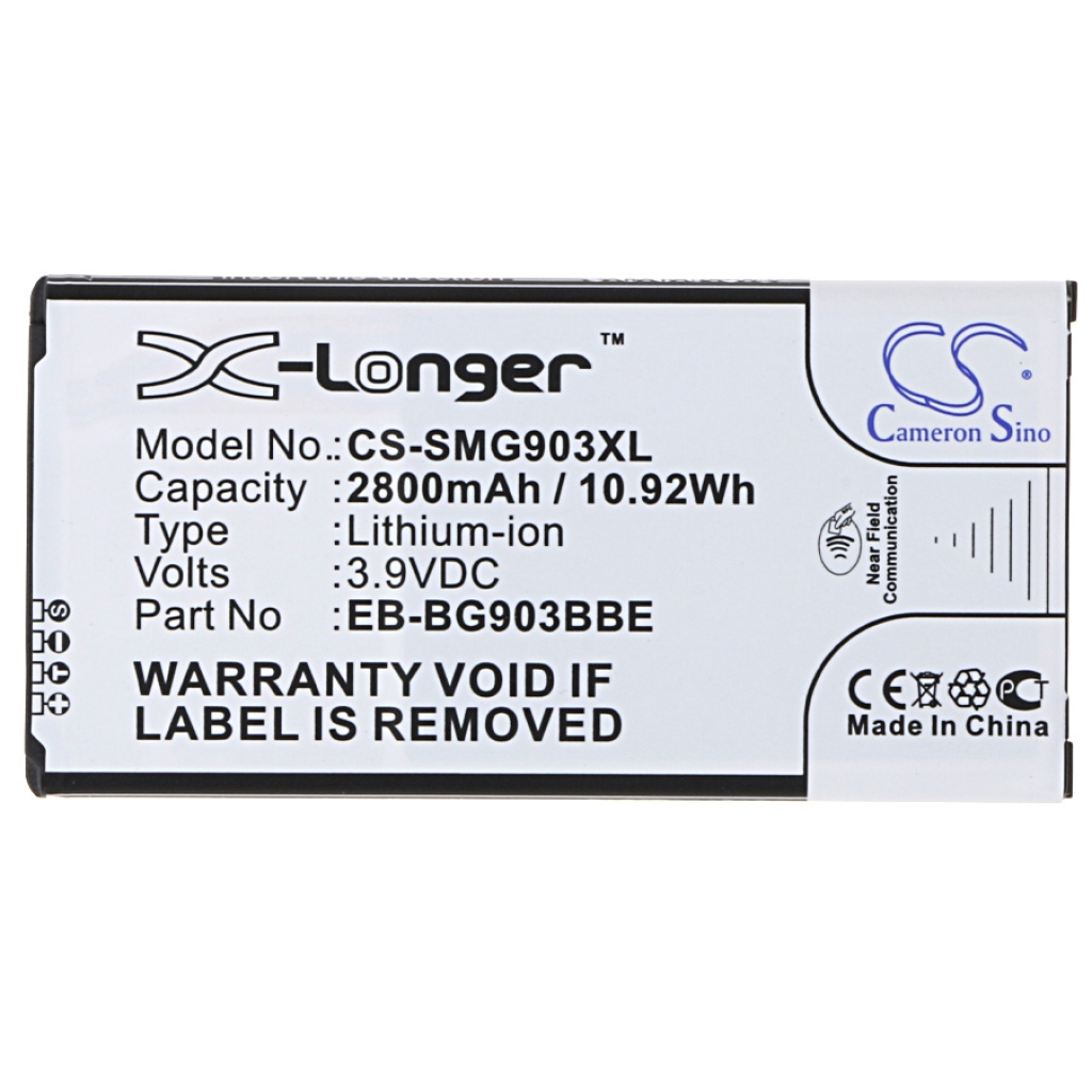 Compatible battery replacement for Samsung  EB-BG903BBE, EB-BG903BBA, EB-BN903BU, EB-BN903BBE, EB-BN903BA