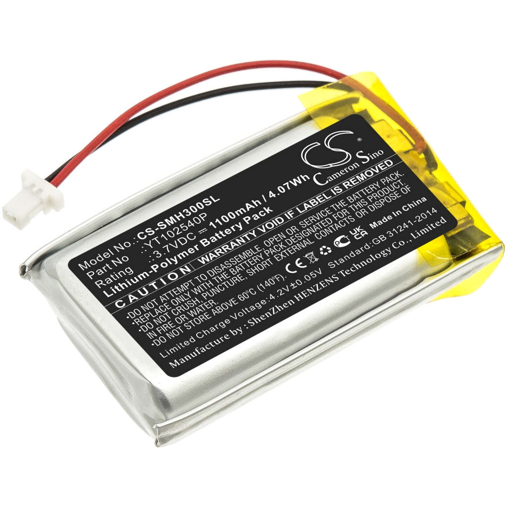 Compatible battery replacement for Sena  YT102540P