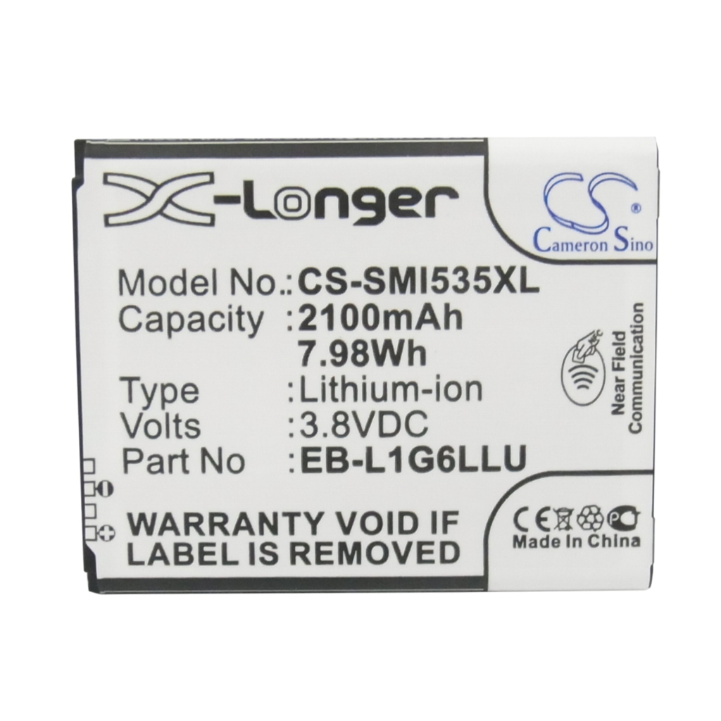 Compatible battery replacement for Samsung  EB-L1G6LLZ, EB-L1G6LLUC, EB-L1G6LLK, EB585158LP, EB-L1G6LLAGSTA...